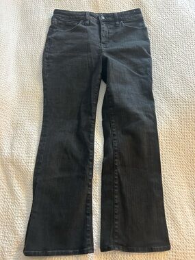 Madewell Black Kick Crop Jeans
